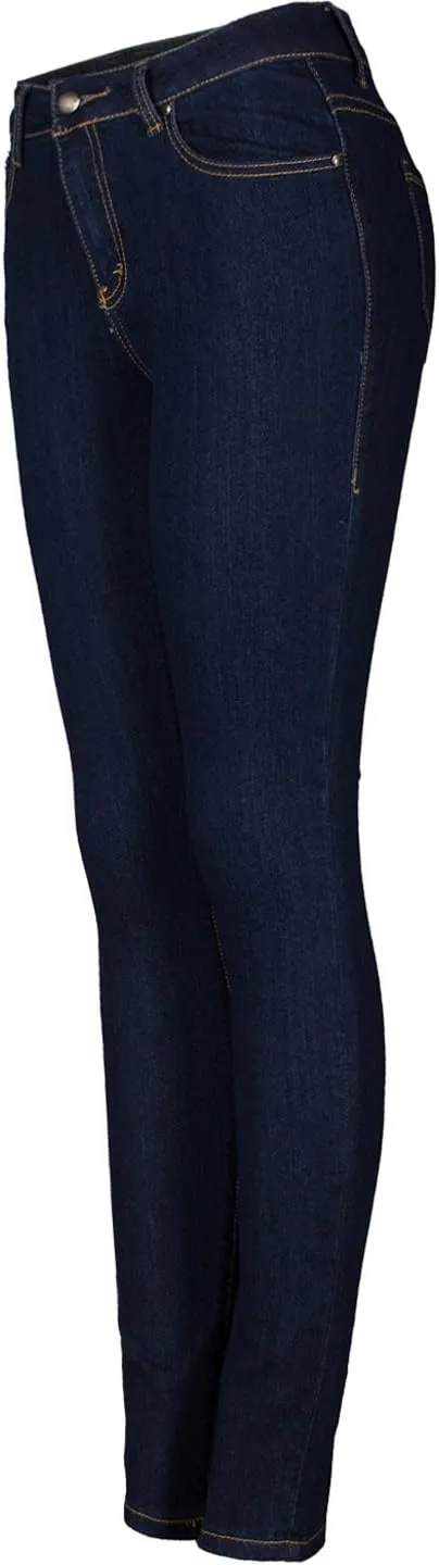 2LUV Women's Stretchy 5 Pocket Dark Denim Skinny Jeans