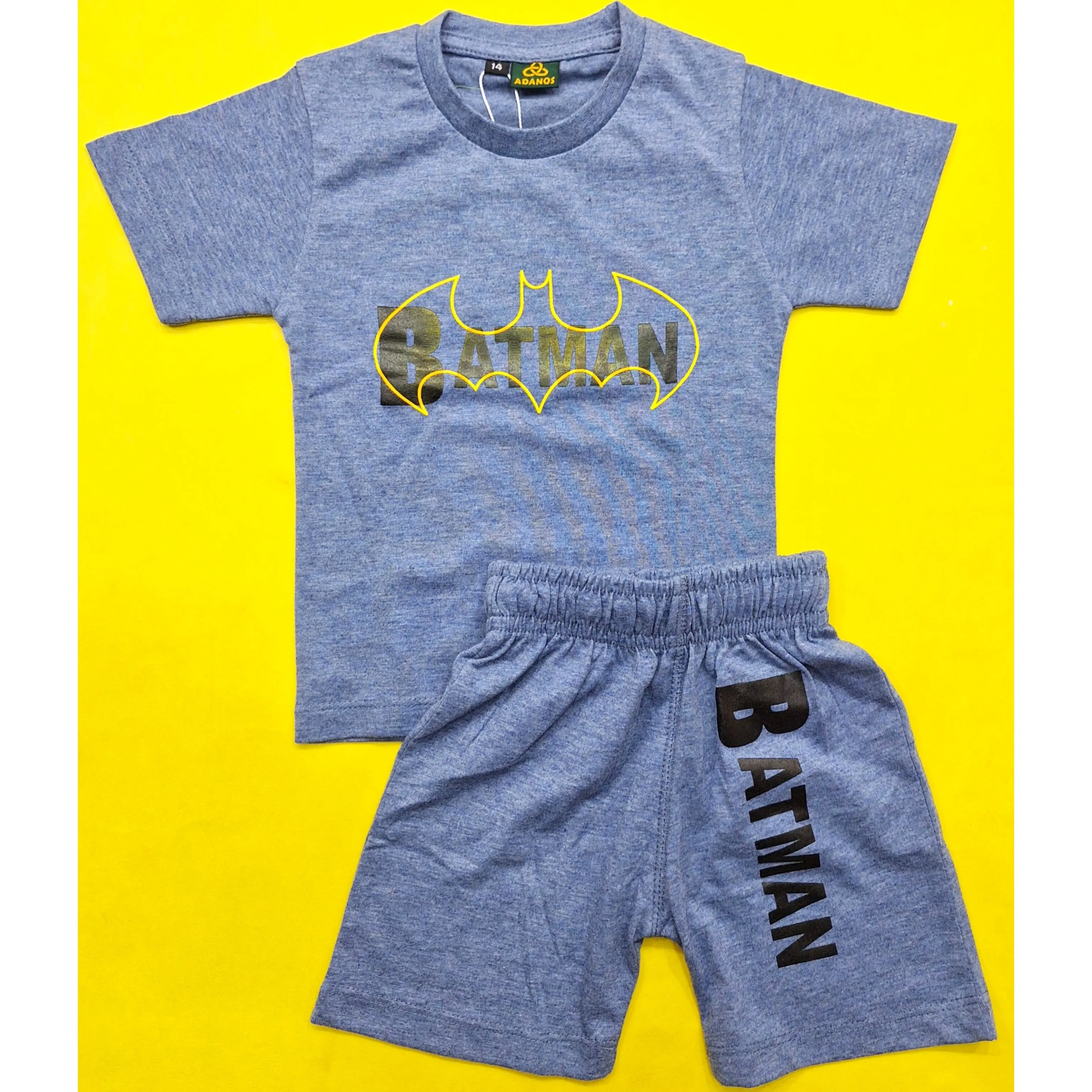 Adanos - T-Shirt & Shorts - Batman - Blue