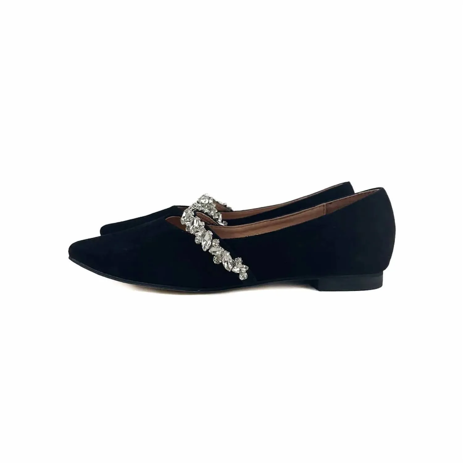 All Black - Women's Royal Mary Jane Shoes