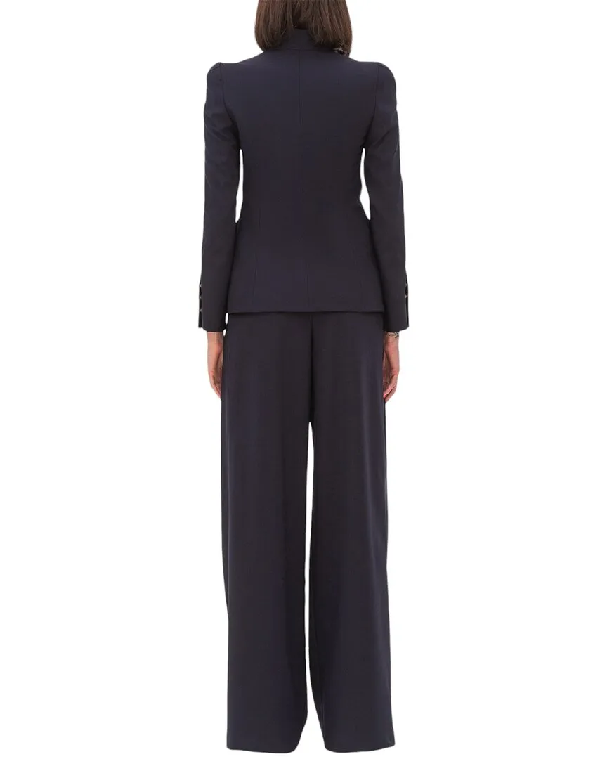 Bgl 2Pc Wool-Blend Blazer & Pant Set