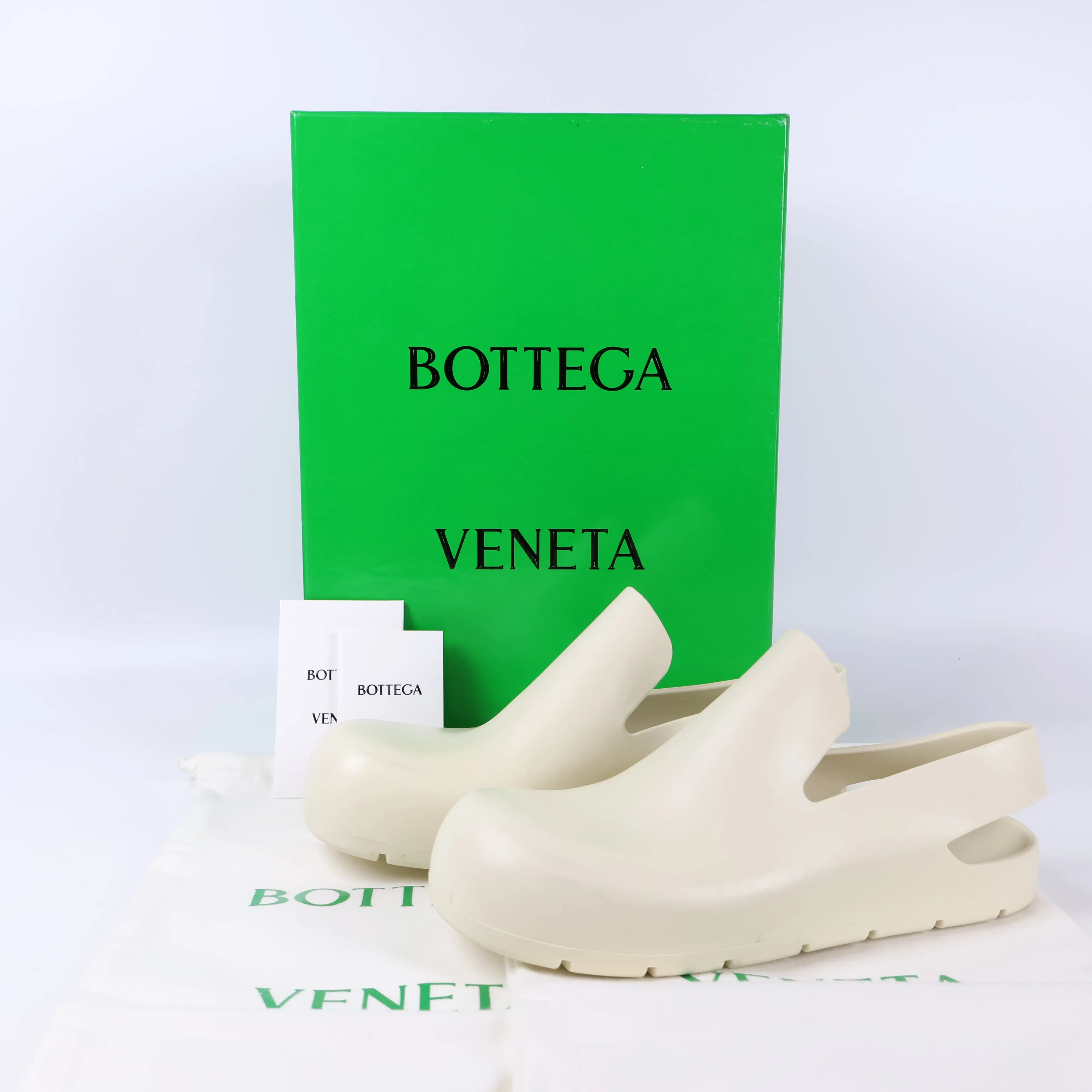 Bottega Veneta Sandals Rubber Sea Salt 34