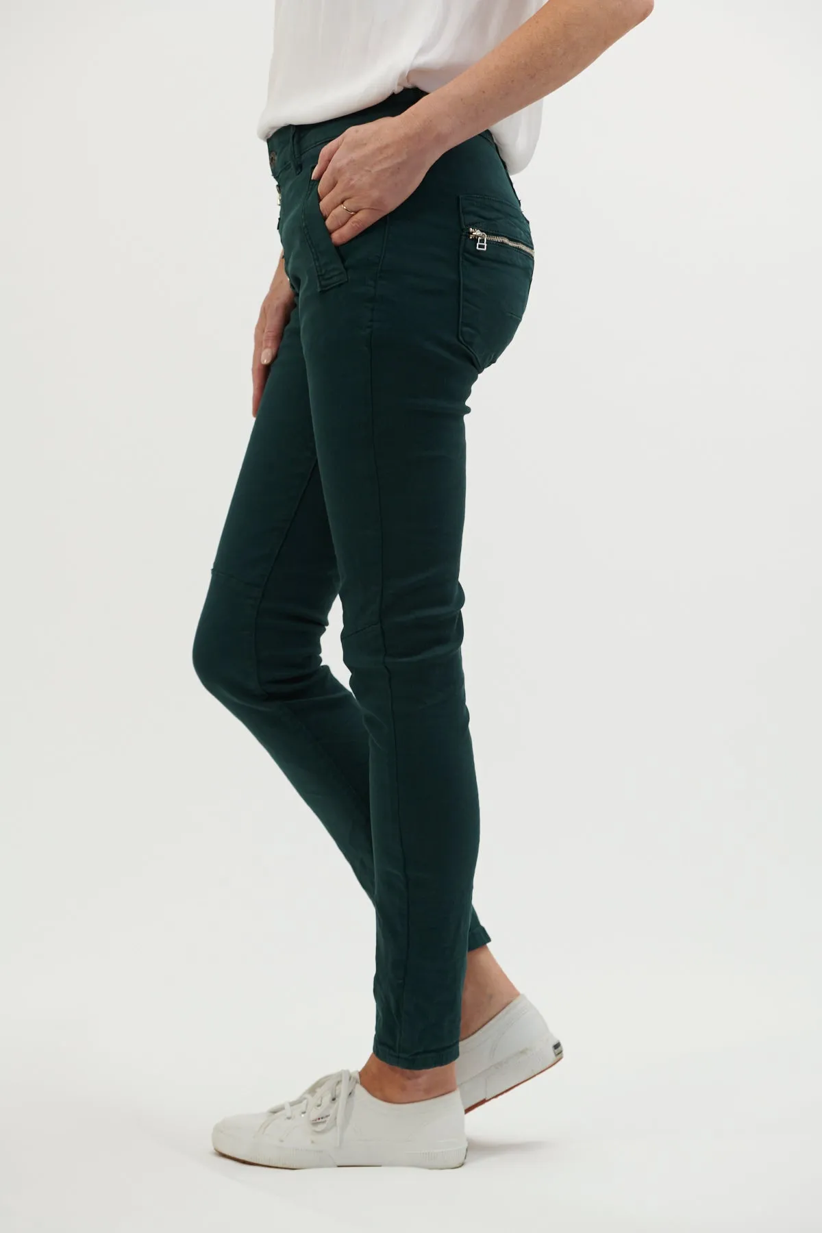 button jean