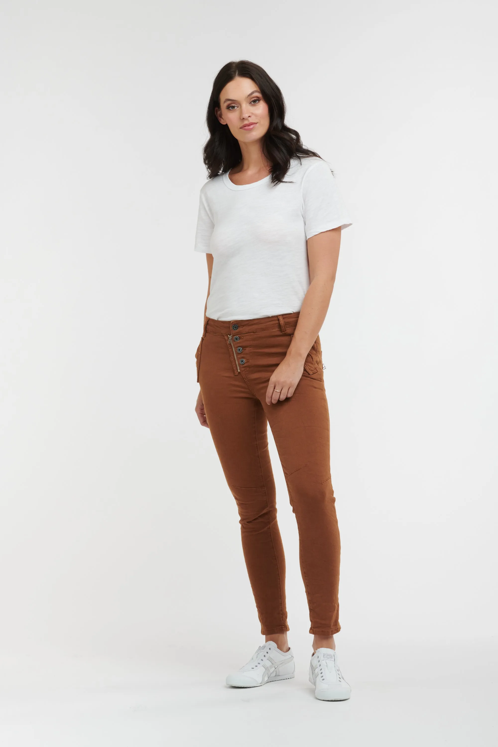 button jean