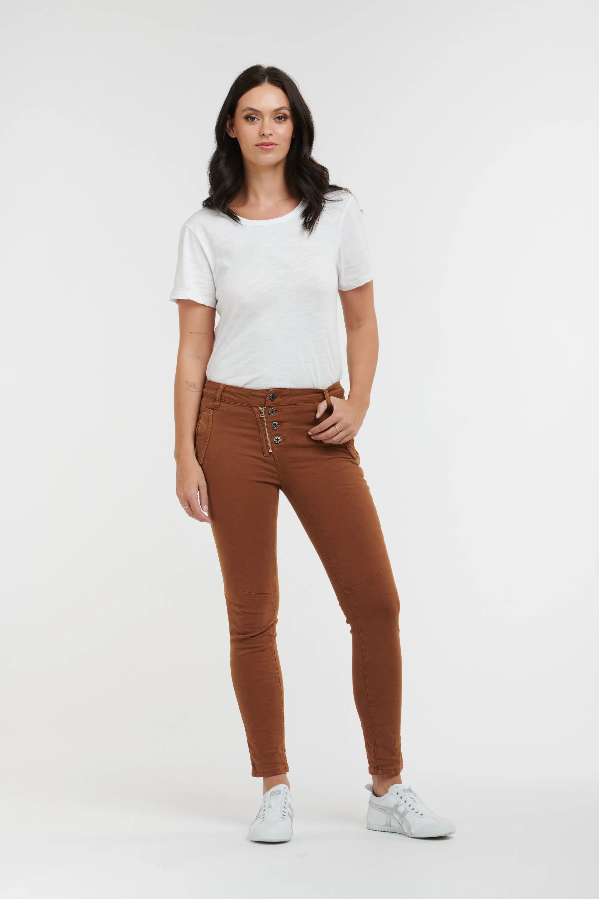 button jean