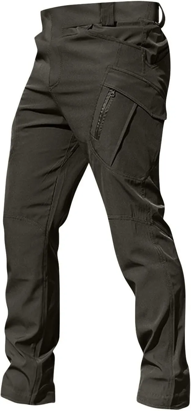 Cargo Pants for Men, Multi-Functional Pocket Relaxed Fit Outdoor Long Pants