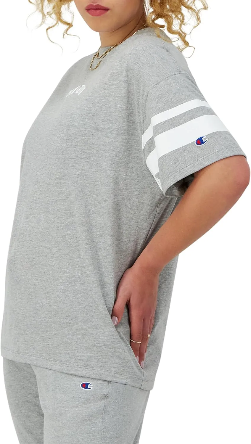 Champion Women's Tshirt, Classic Oversized Tshirt Soft and Comfortable Tee Shirt For Women