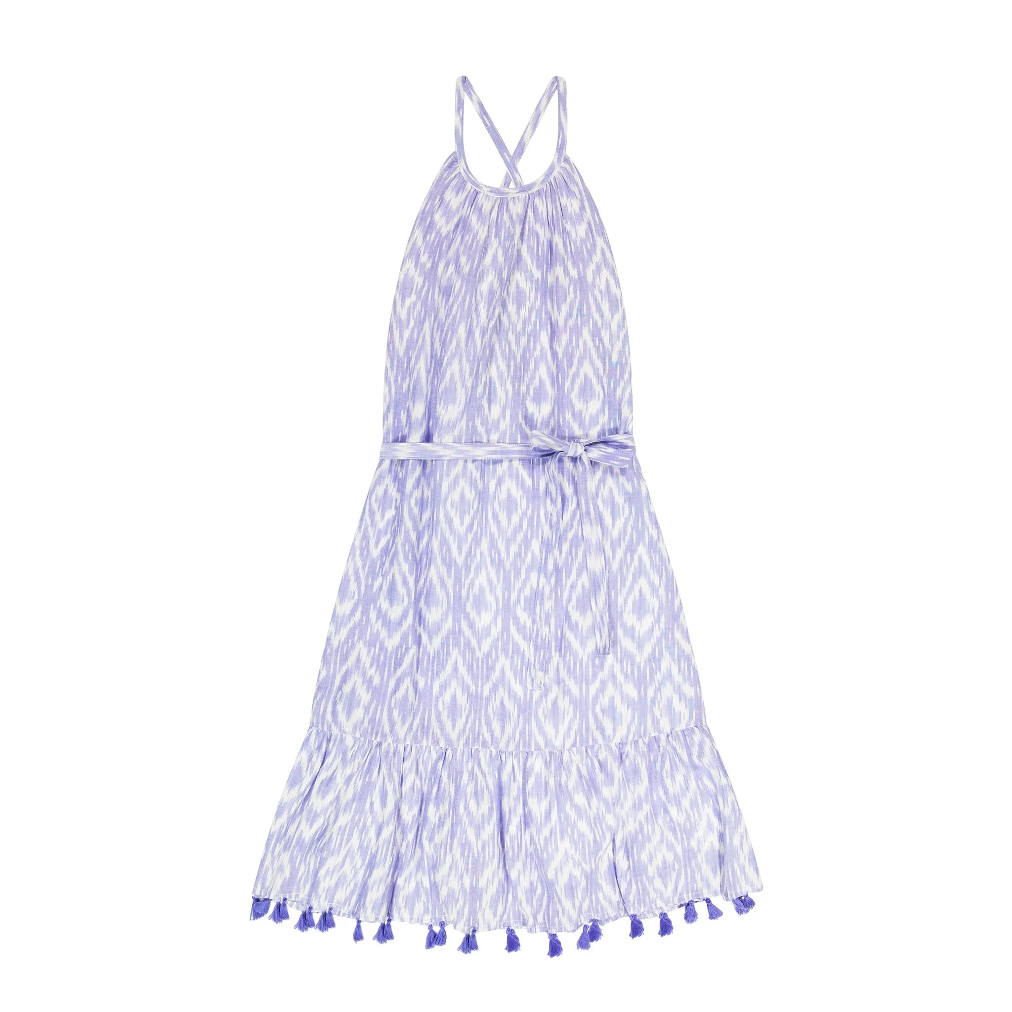 Chantal Women's Sundress Blue Ikat