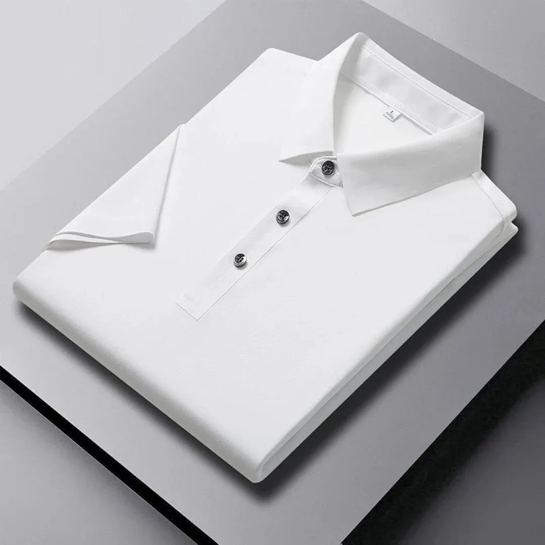 Classic Seamless Short Sleeve Polo Shirt