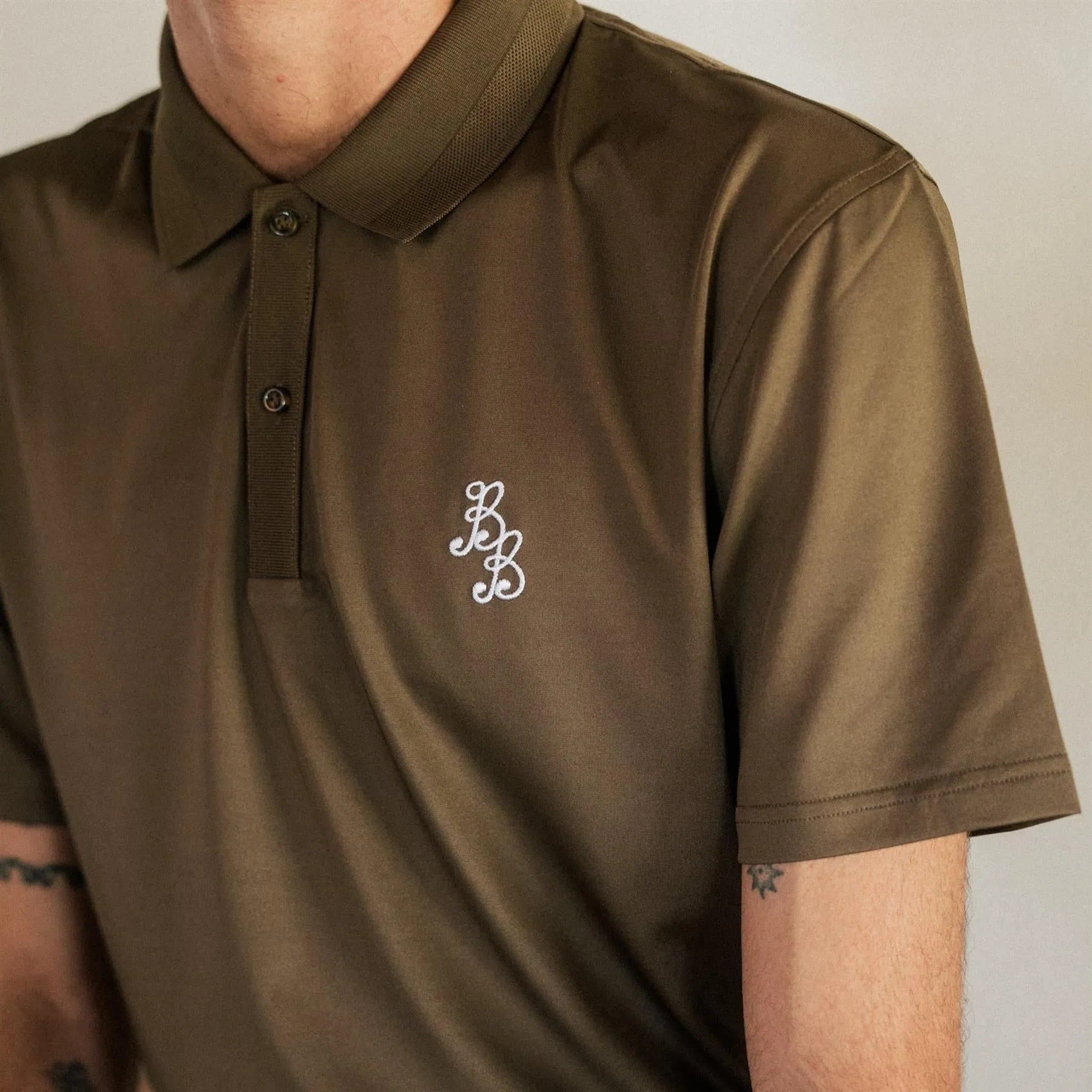 Essential Athletic Polo Bogey Brown - 2025