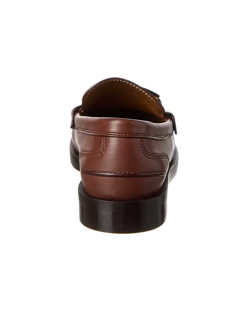 FENDI Baguette Leather Loafer