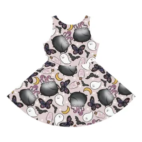 Girls' Sleeveless Sundress (AOP)