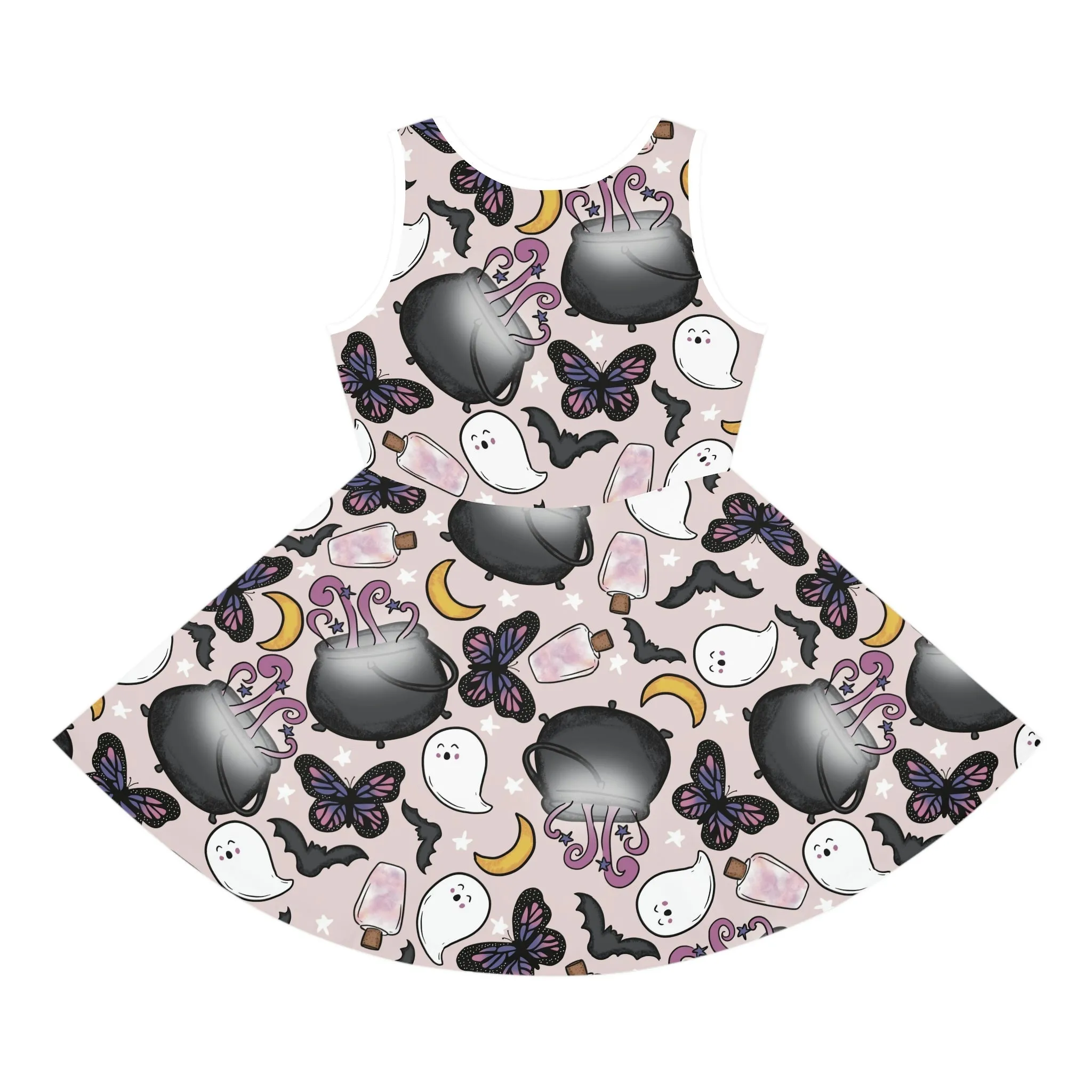 Girls' Sleeveless Sundress (AOP)