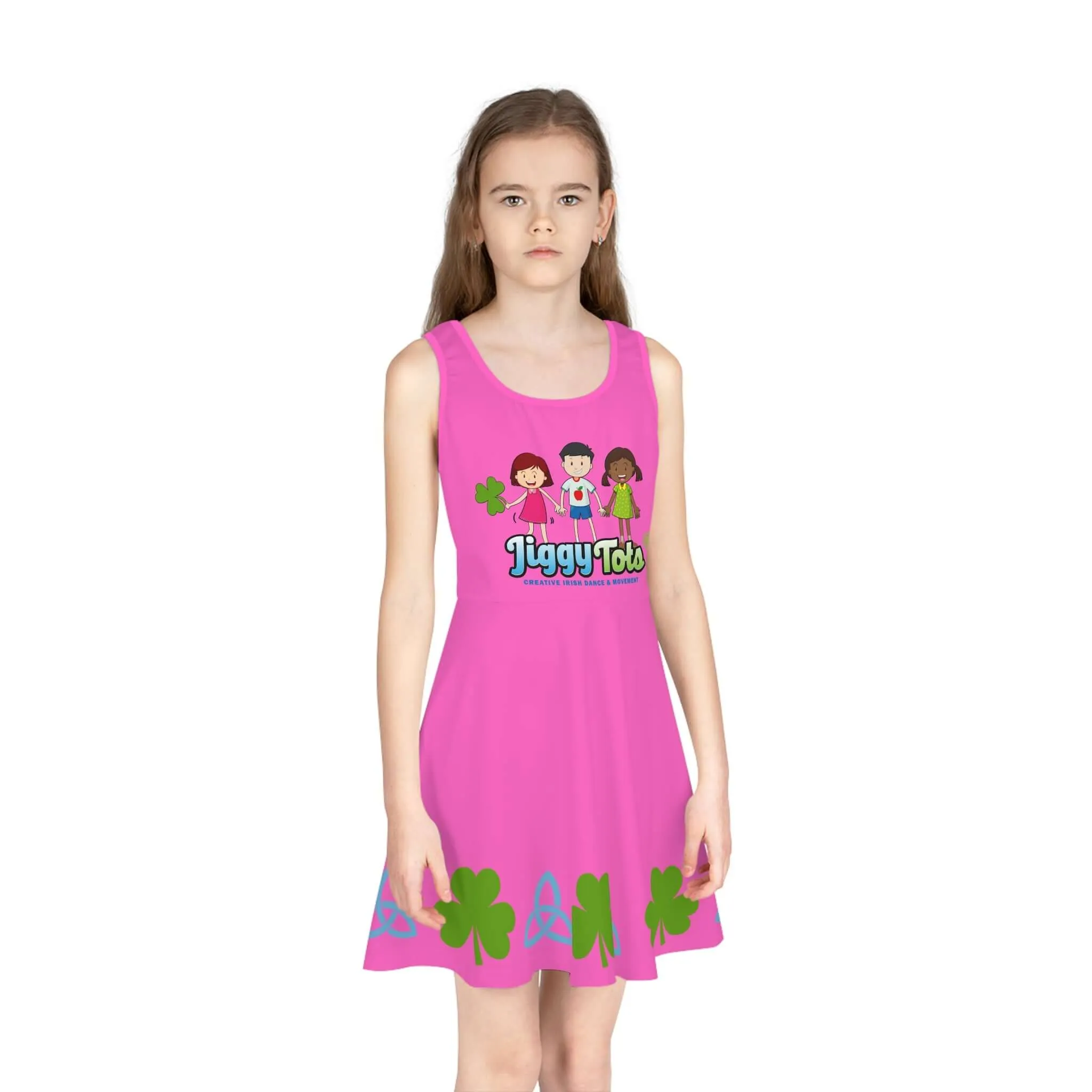 Jiggy Tots Dress- Pink
