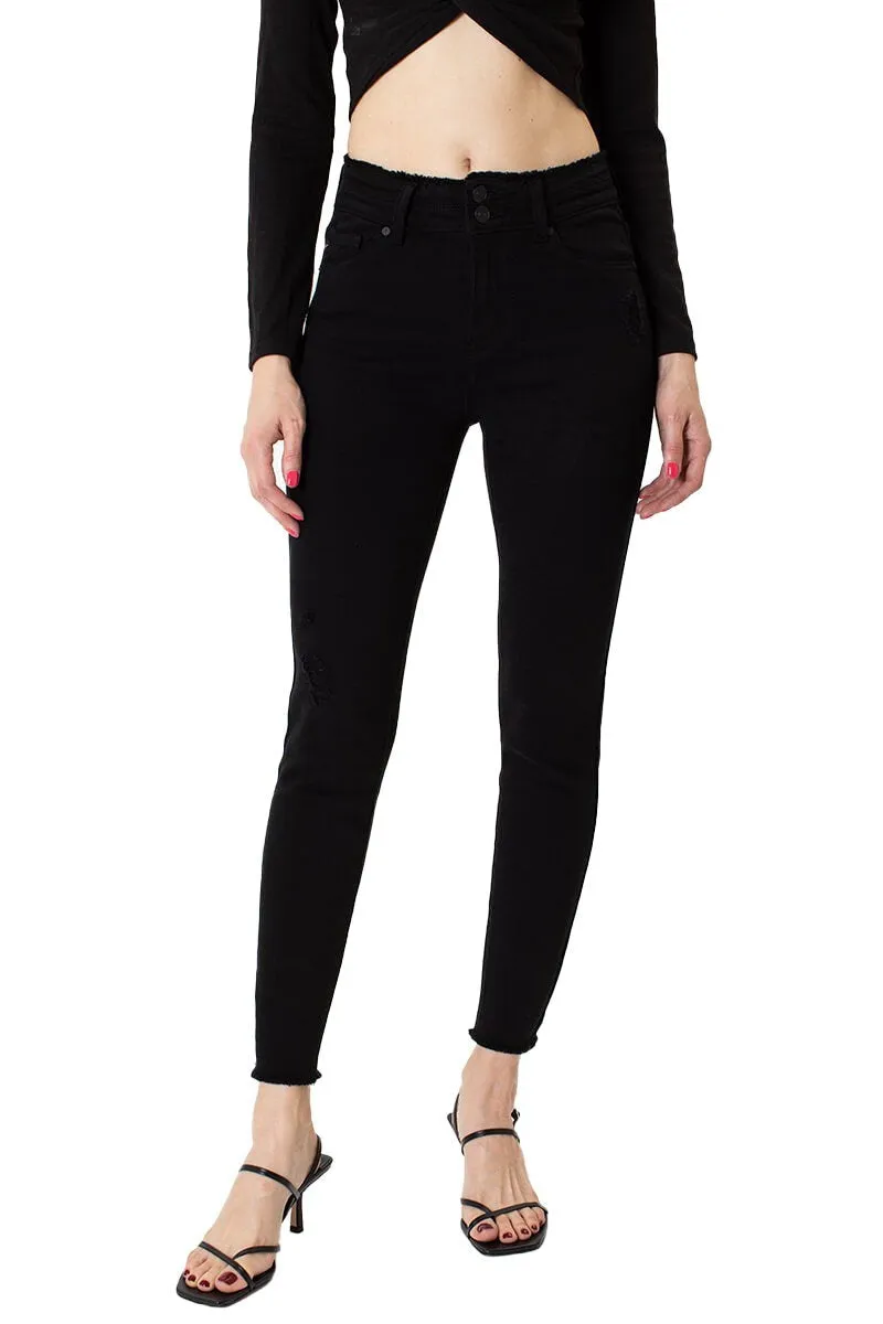 Kancan - Women's High Rise Ankle Skinny Jeans - KC7317