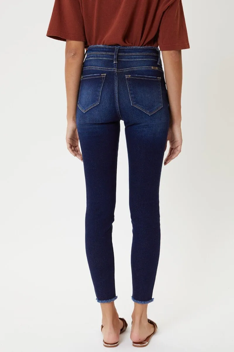 Kancan - Women's High Rise Ankle Skinny Jeans - KC7317