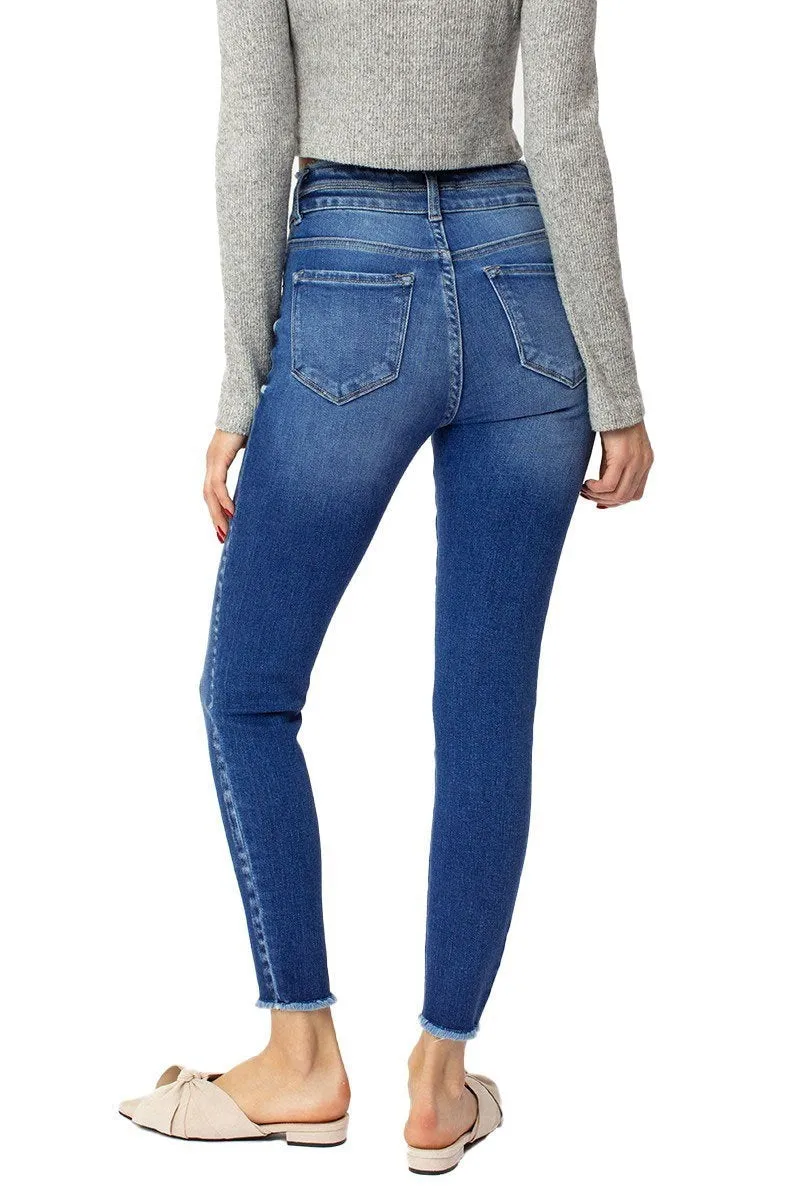 Kancan - Women's High Rise Ankle Skinny Jeans - KC7317