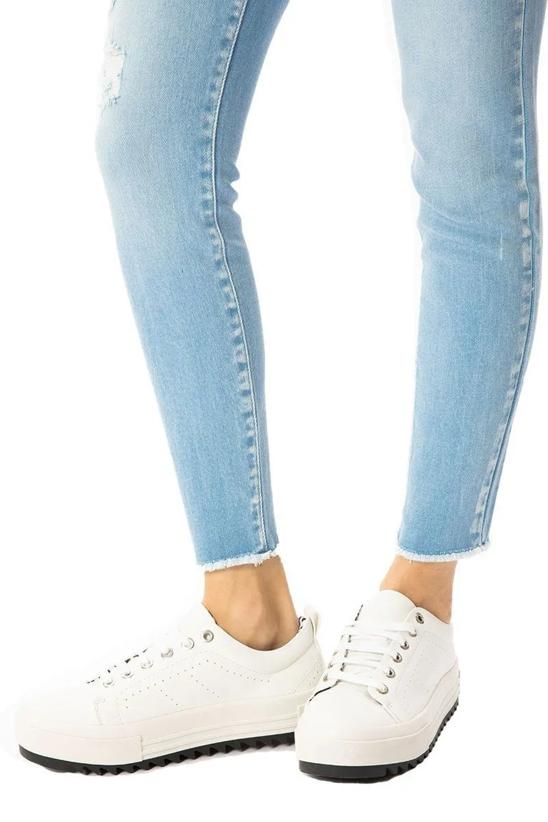 Kancan - Women's High Rise Ankle Skinny Jeans - KC7317