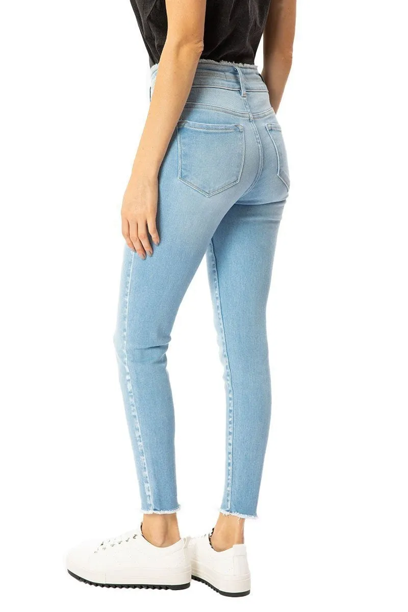 Kancan - Women's High Rise Ankle Skinny Jeans - KC7317