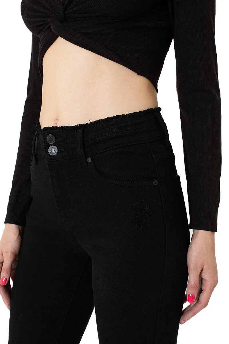 Kancan - Women's High Rise Ankle Skinny Jeans - KC7317
