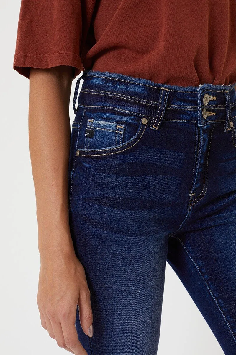Kancan - Women's High Rise Ankle Skinny Jeans - KC7317