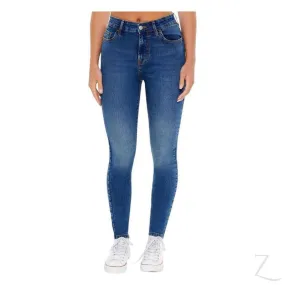 Ladies Super Stretchy Super Skinny Strong Denim Jeans | Plain | "Fele"