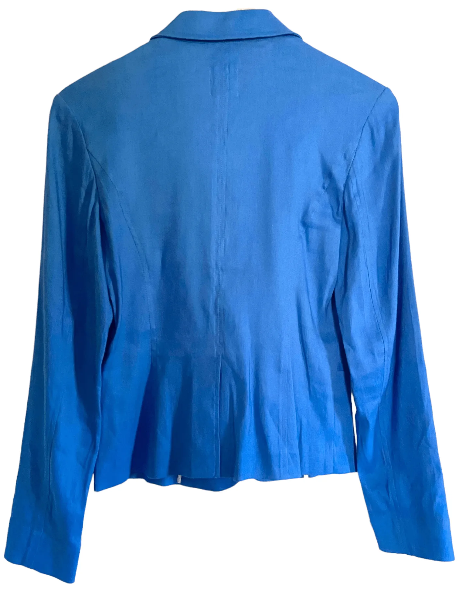 Light Summer Capri Blue Linen Blazer