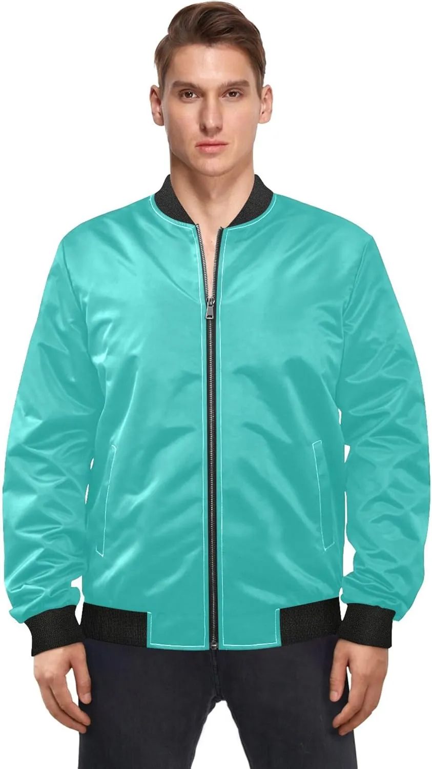 linqin Light Sea Green Lightweight Waterproof Rain Jacket Men Windbreaker Jacket Softshelljacke Active