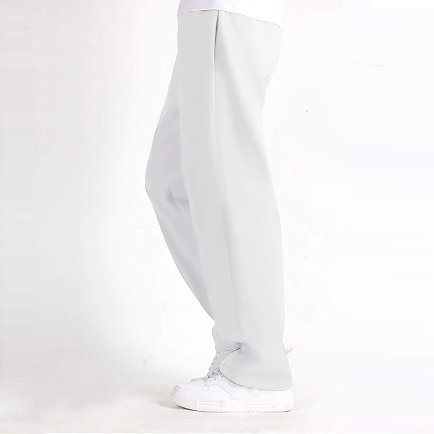 Mens Casual Jogger Pants Relaxed Fit Cargo Pants Drawstring Sweatpants Hiking Outdoor Twill Sport Pants