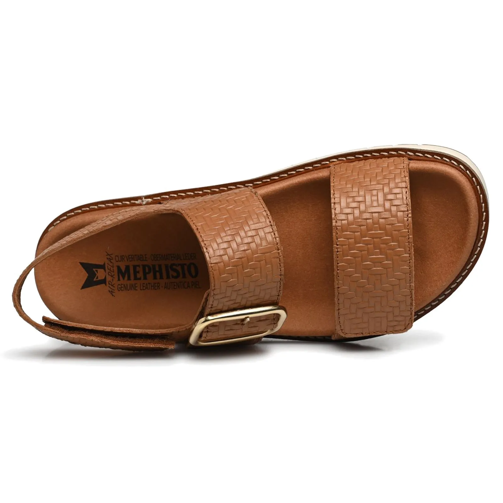Mephisto Belona Leather Women's Hook and loop Sandals - UK 6.5 - US 9 Women - EU 39
