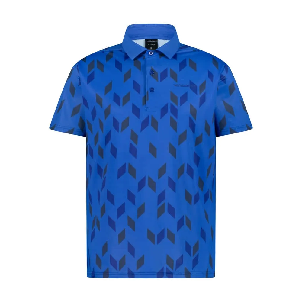 Moderno Navy Diamond Kid's Golf Polo