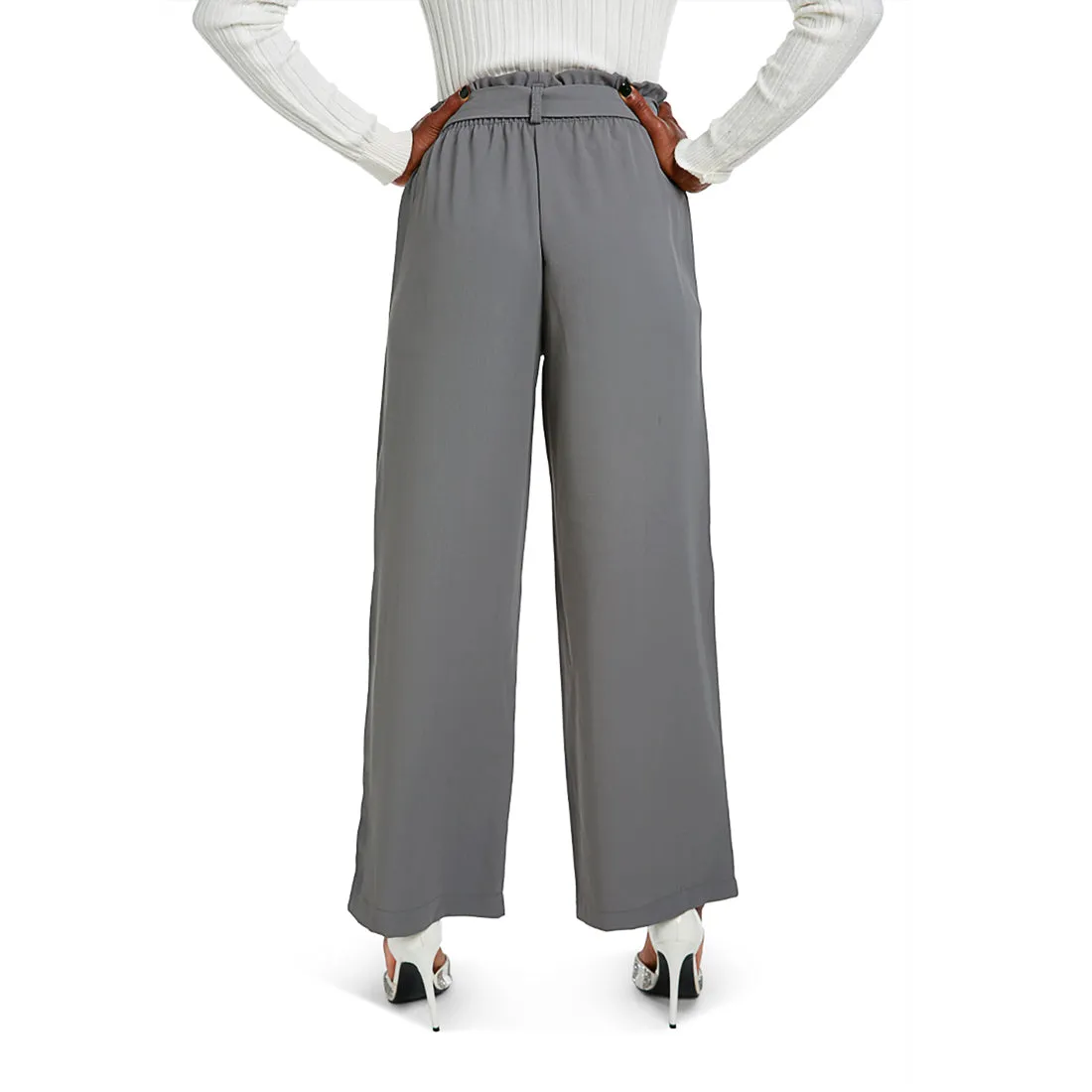 Multi Button High Waisted Pants