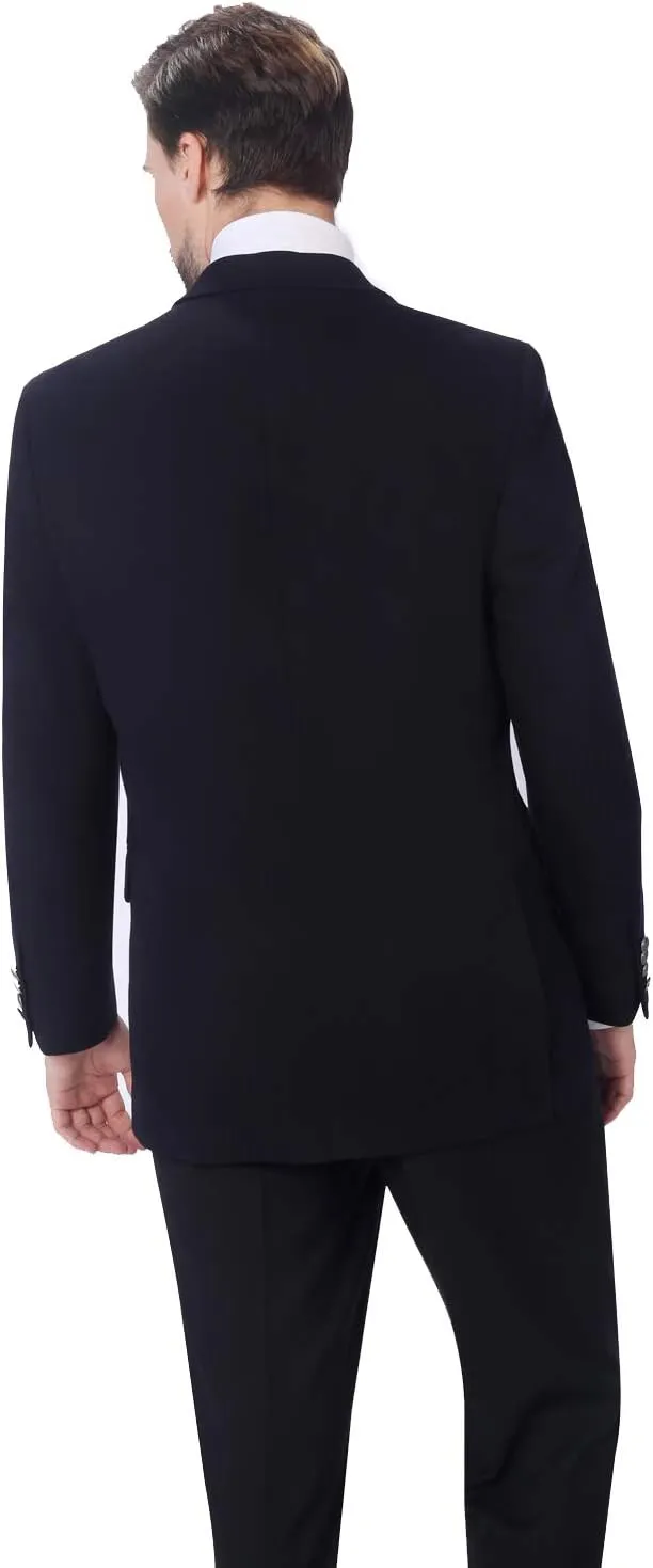 P&L Men's Casual Blazer Jacket Sport Coat, Classic Stretch Suit Jacket, 2 Button