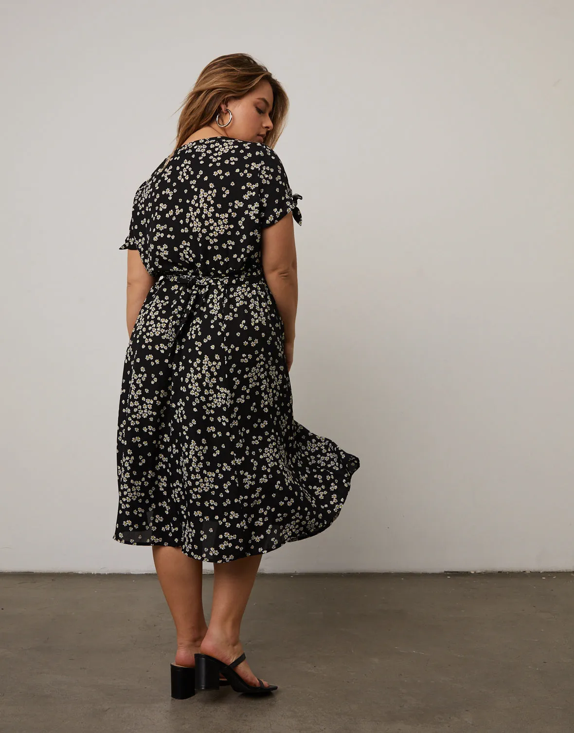 Plus Size Button Down Floral Sundress
