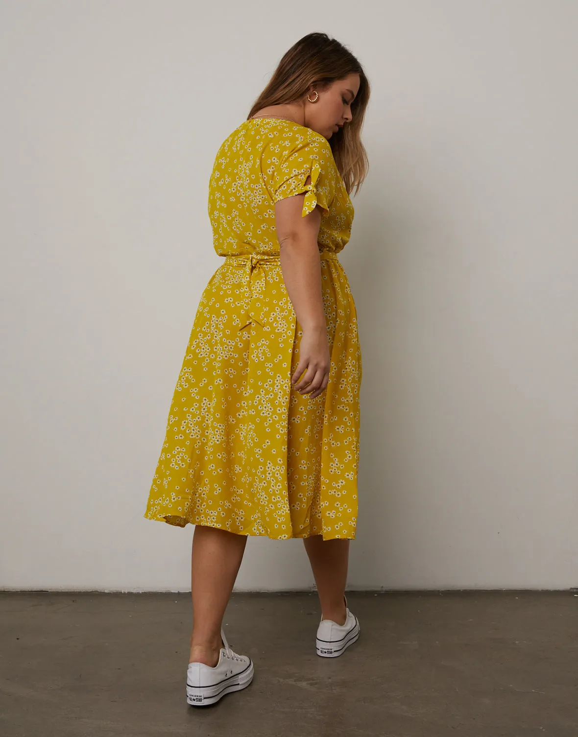 Plus Size Button Down Floral Sundress