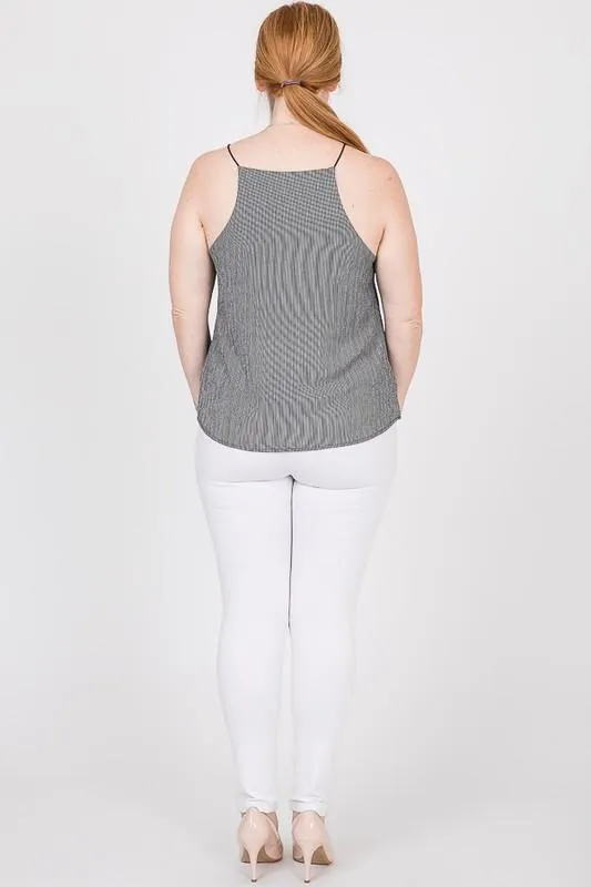 Pre-Order Sleeveless Patterned Top