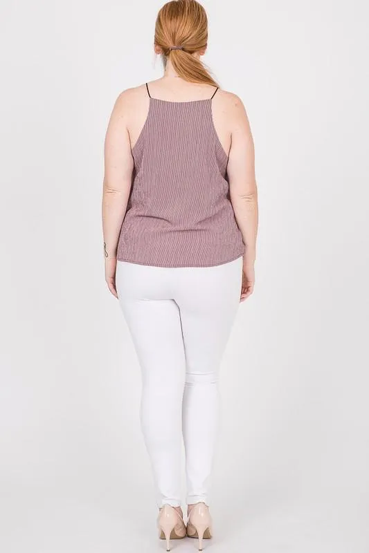 Pre-Order Sleeveless Patterned Top
