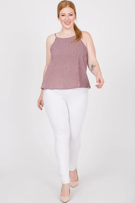 Pre-Order Sleeveless Patterned Top