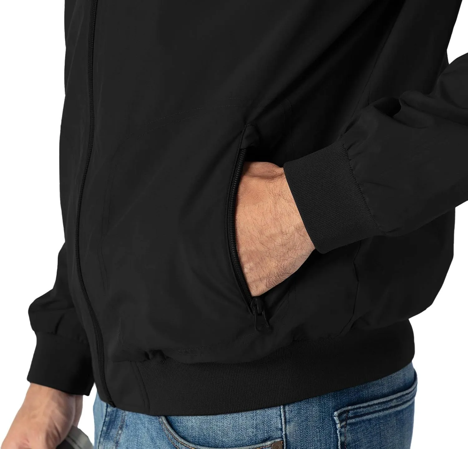 Rdruko Men's Lightweight Bomber Jacket Causal Fashion Stylish Windbreaker Light Jacket