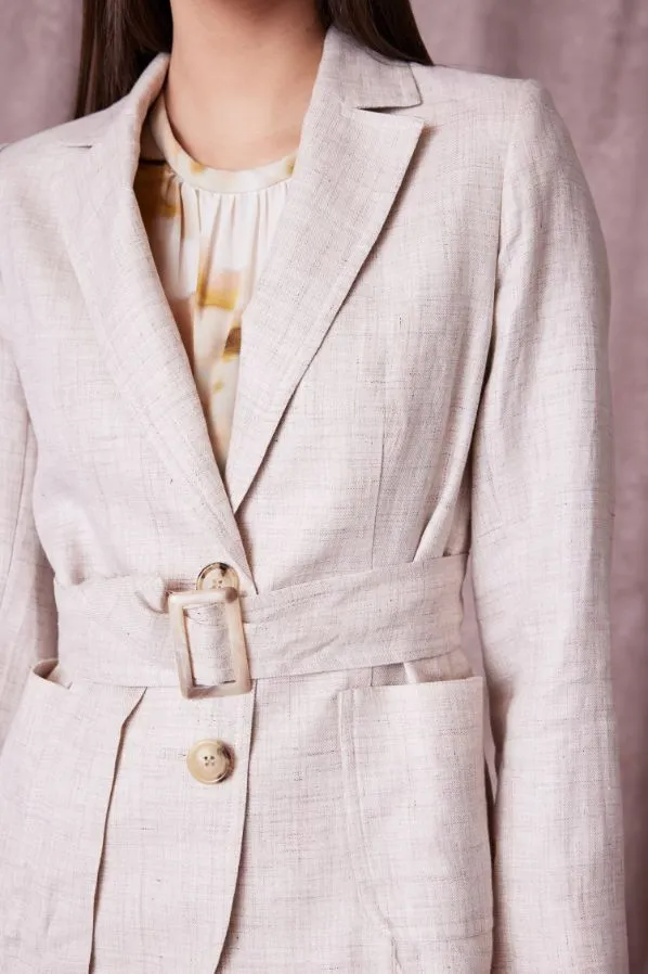 Relaxed Blazer - Natural