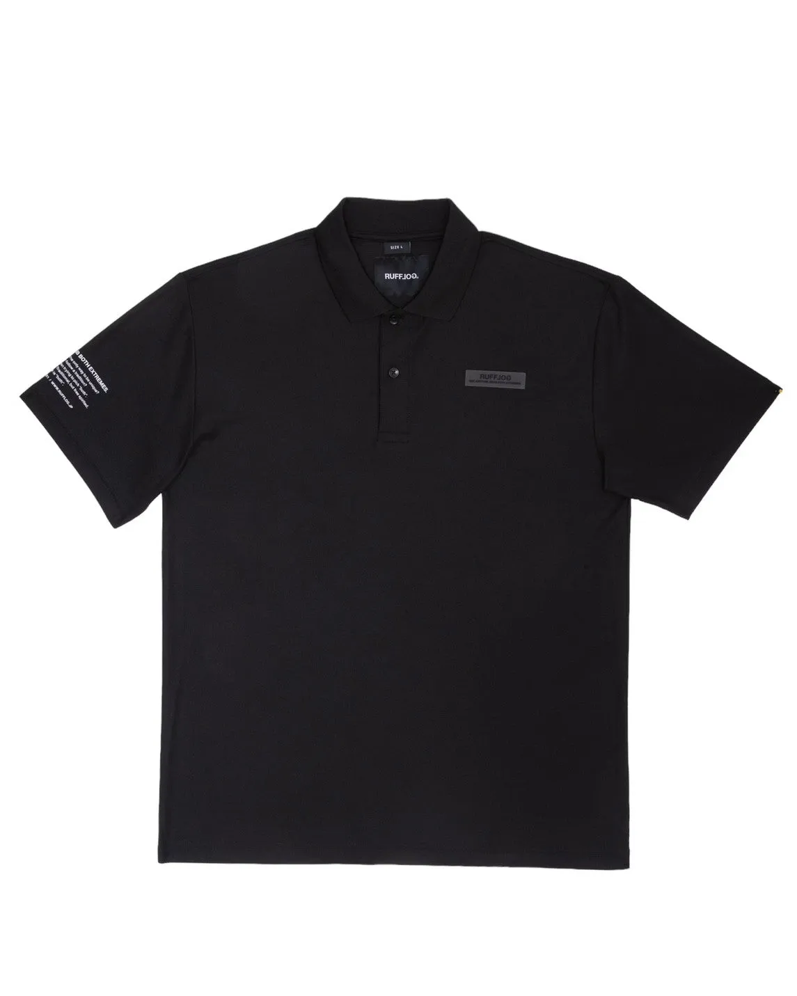 RUFFLOG BREATHABLE POLO BLACK