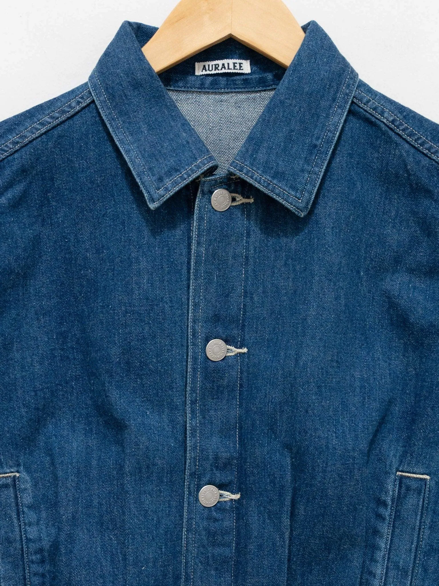 Selvedge Light Denim Blouson - Light Indigo (Women’s)