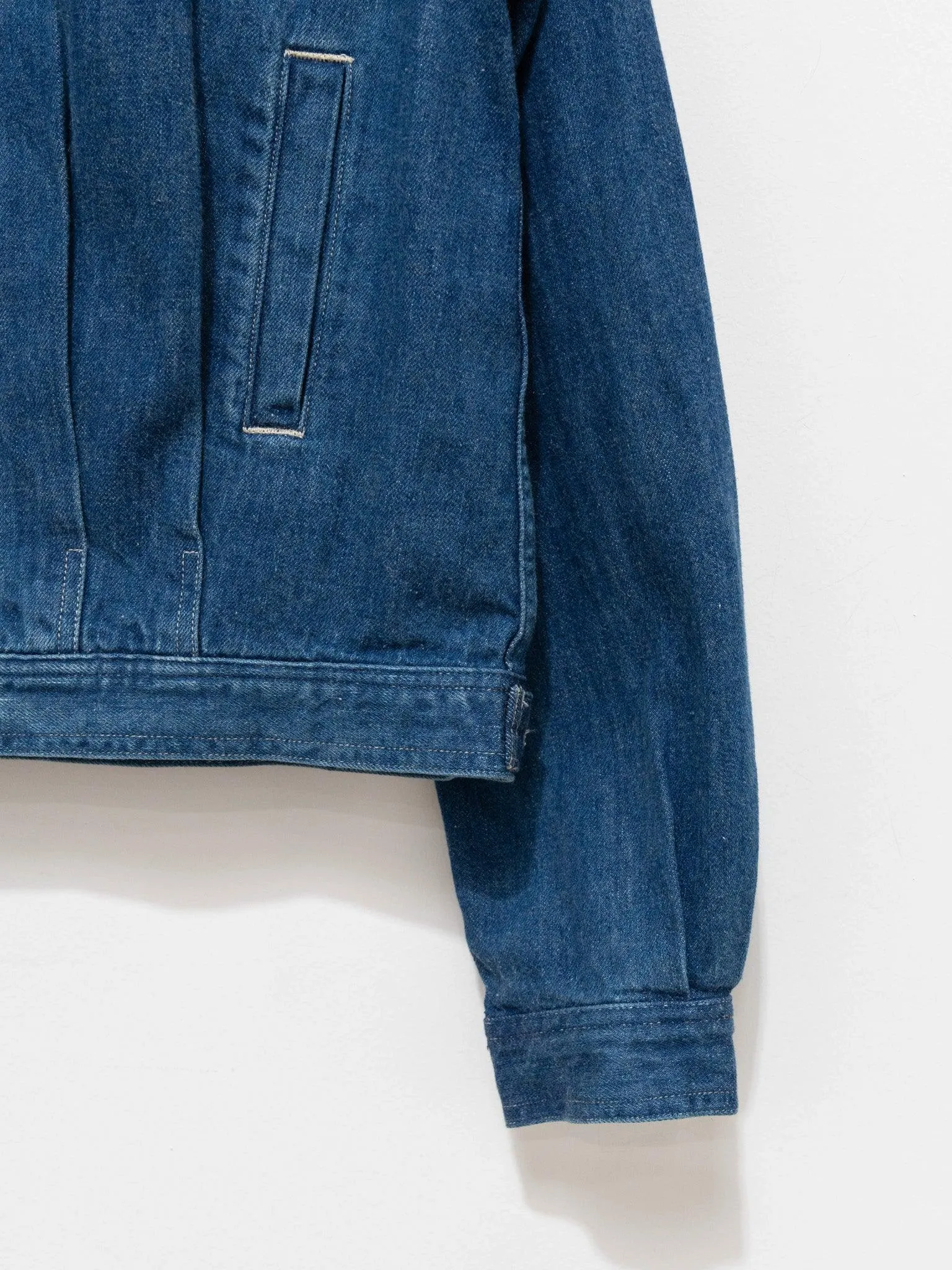 Selvedge Light Denim Blouson - Light Indigo (Women’s)