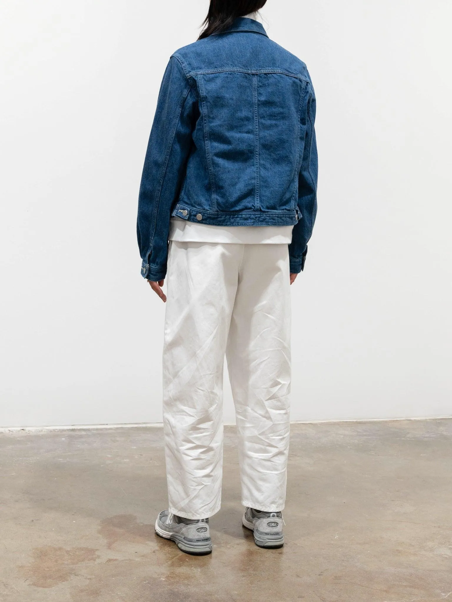 Selvedge Light Denim Blouson - Light Indigo (Women’s)