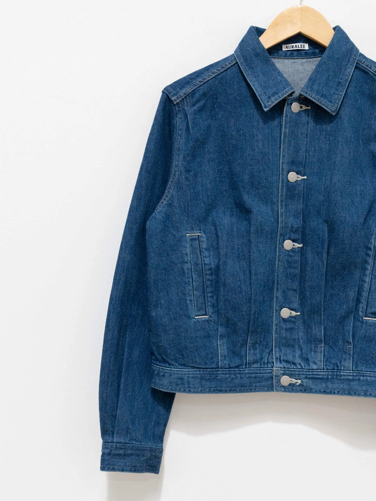Selvedge Light Denim Blouson - Light Indigo (Women’s)