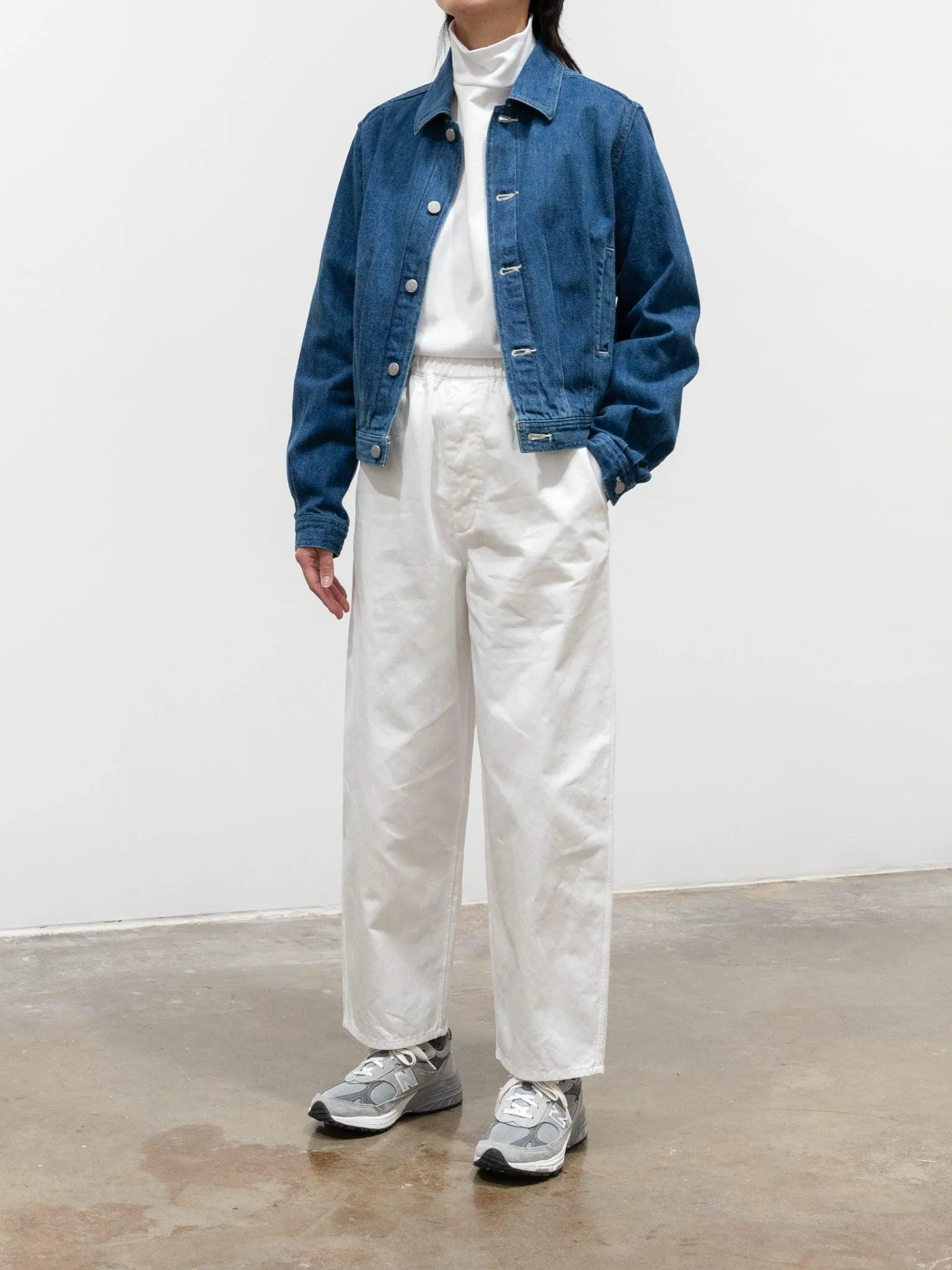 Selvedge Light Denim Blouson - Light Indigo (Women’s)