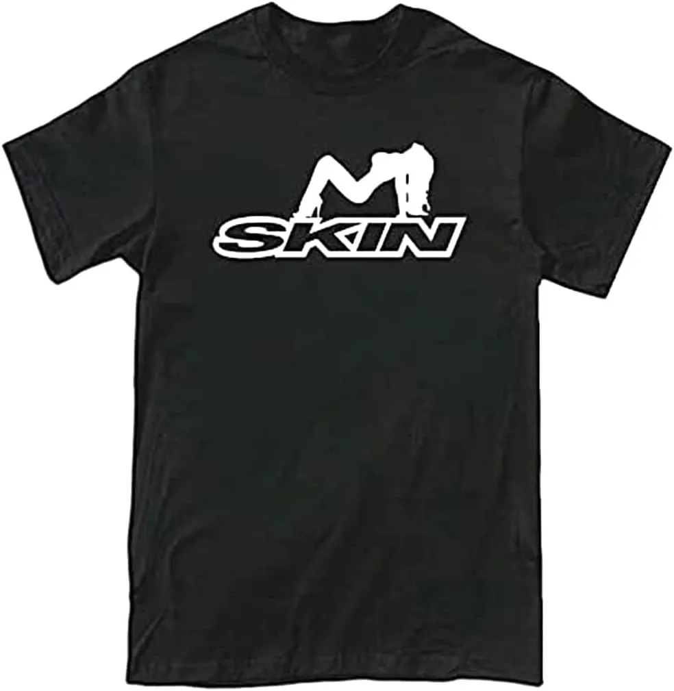 Skin Industries Black Casual Crew Neck Short Sleeve Soft Men's T-Shirt