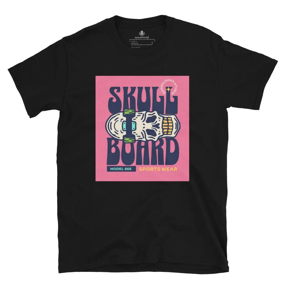 Skull Board | Unisex Soft Style T-Shirt