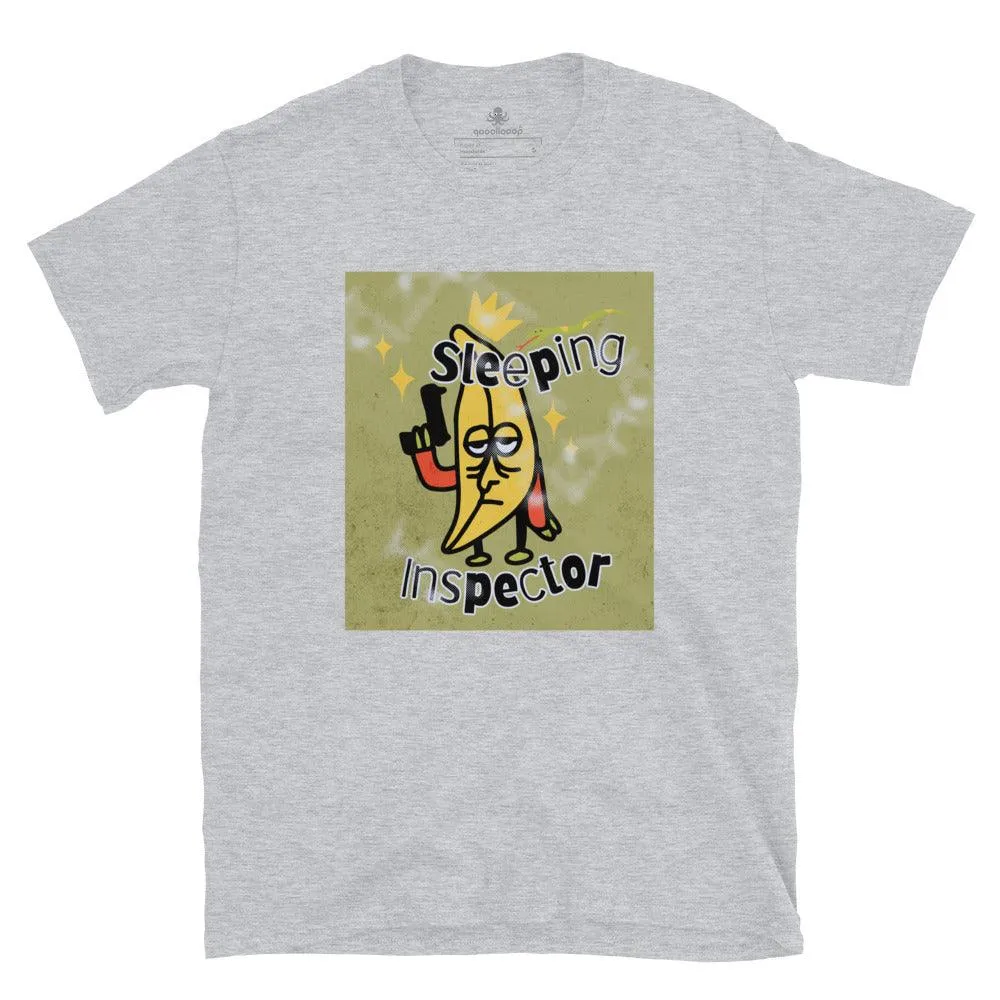Sleeping Inspector | Short-Sleeve Unisex Soft Style T-Shirt