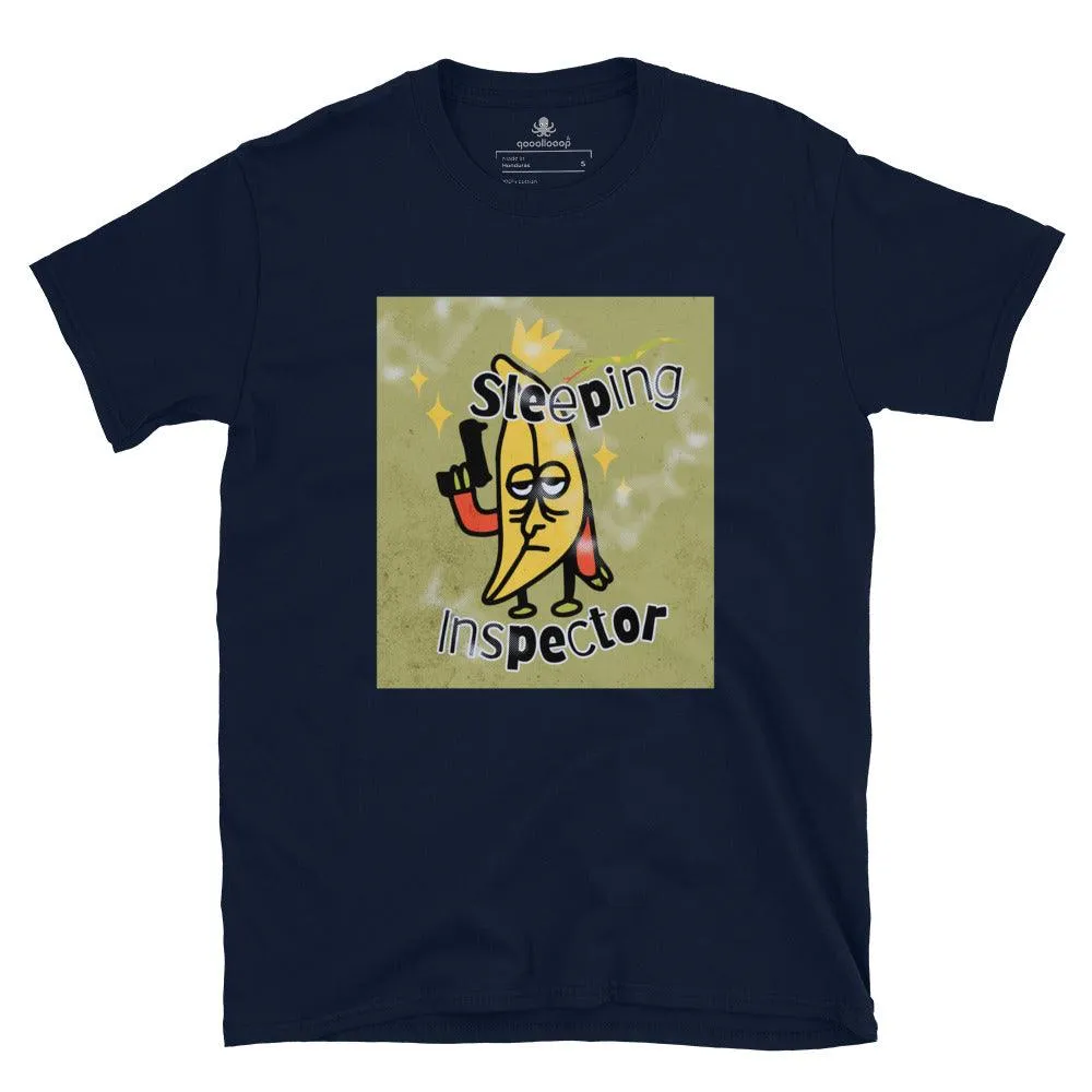 Sleeping Inspector | Short-Sleeve Unisex Soft Style T-Shirt