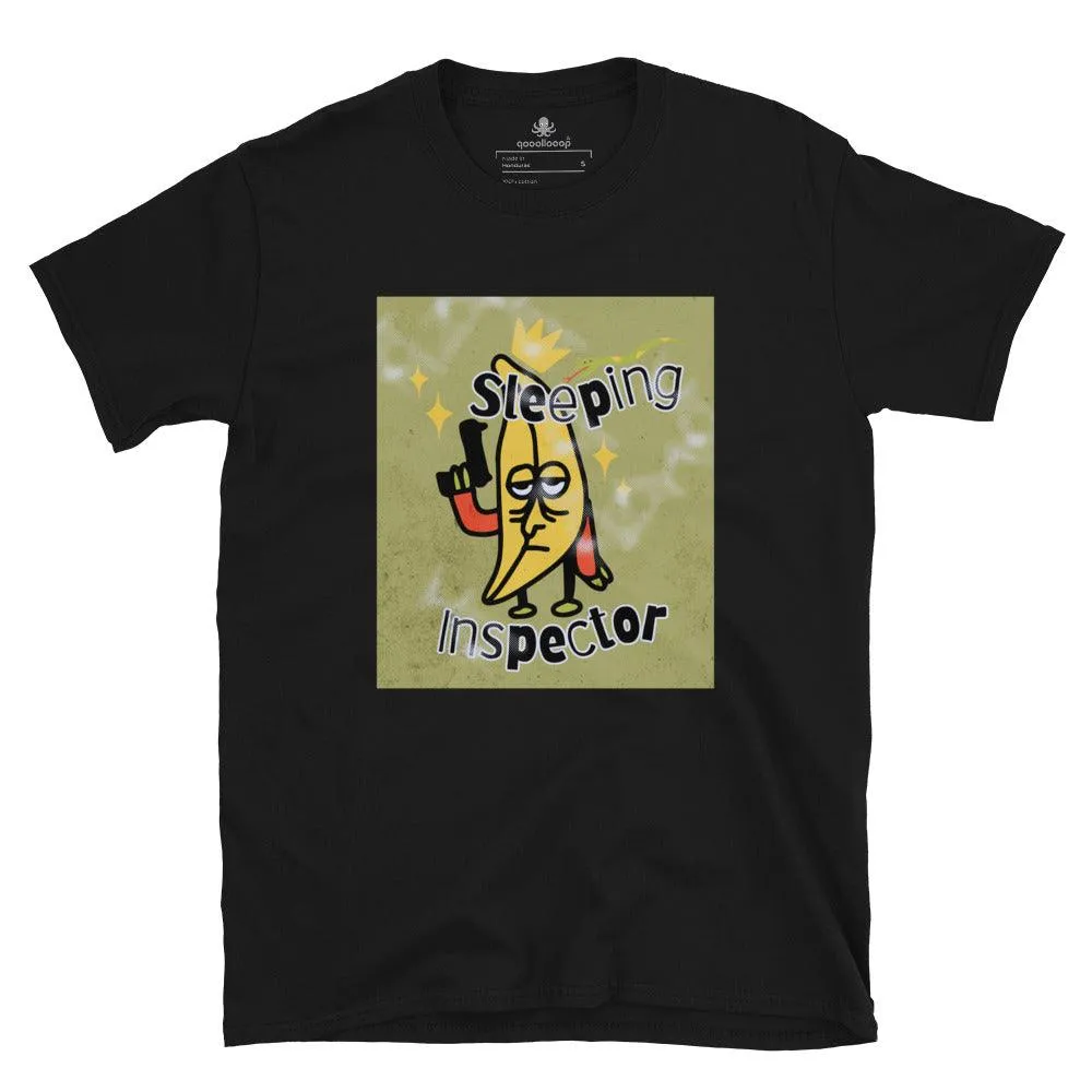 Sleeping Inspector | Short-Sleeve Unisex Soft Style T-Shirt